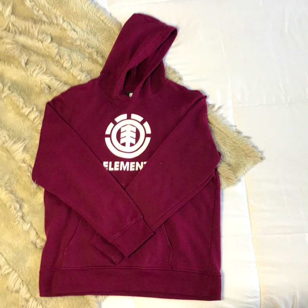 Boys Burgundy hoodie